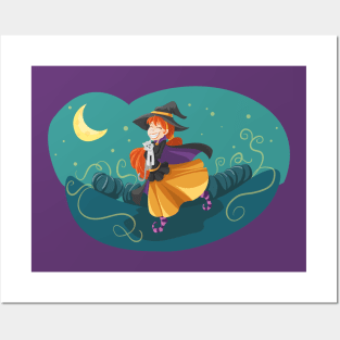 Happy Witch Posters and Art